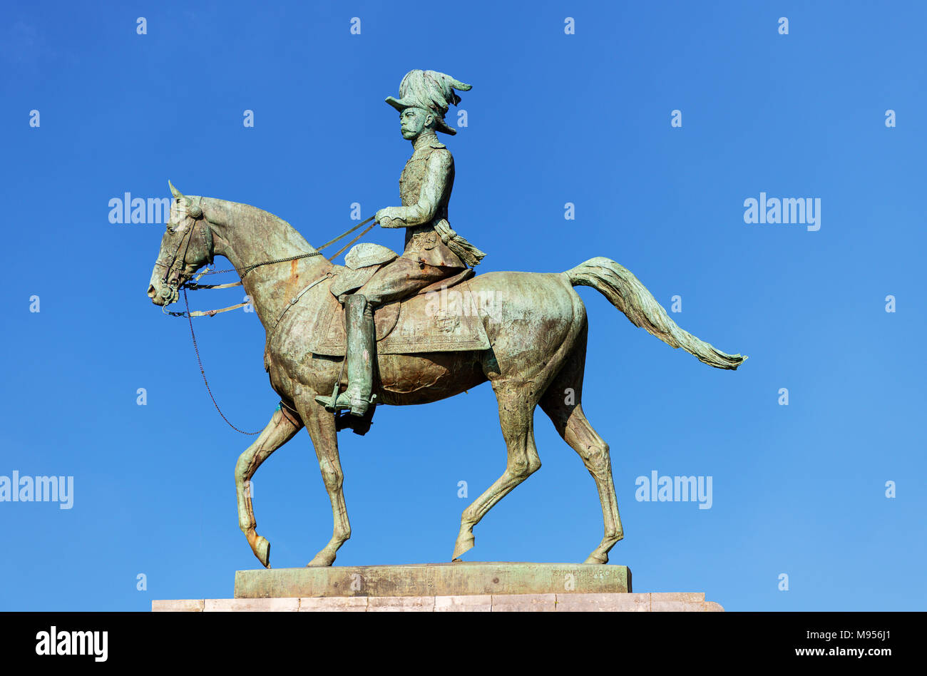 Statue von Lord Kitchener in Khartum außerhalb Fort Amherst, Chatham Kent Stockfoto