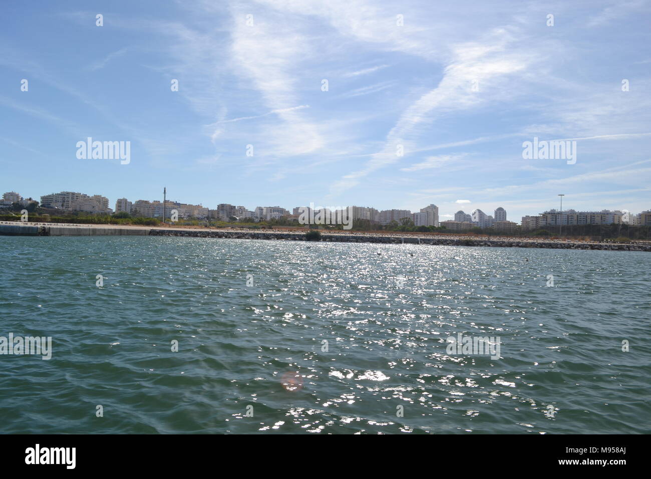 'Portugal'' portitours ' ' Algarve ' 'Jeep Safari' 'Albufeira''Urlaub''''Ferragudo portimao Schloss'' Korkeichen '''Forest fire 'undown'' Tavira'. Stockfoto