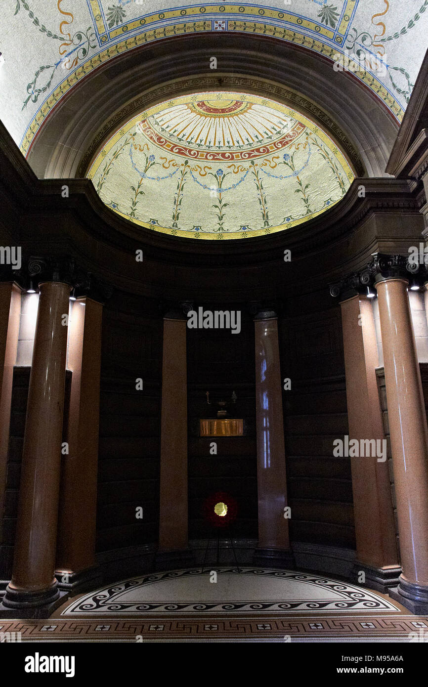 Glasgow City Chambers Marmortreppe Eingang Stockfoto