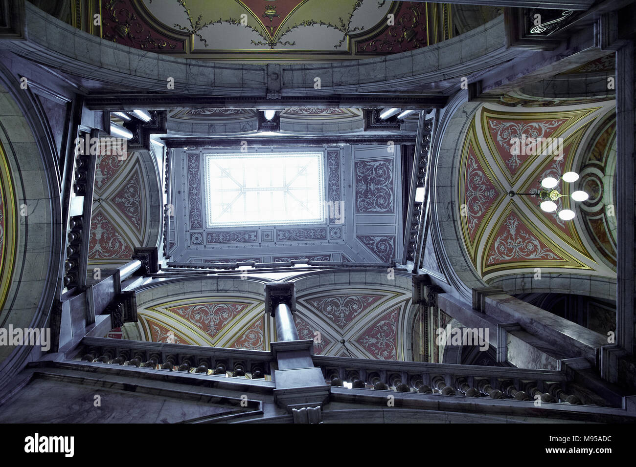 Glasgow City Chambers Marmortreppe Eingang Stockfoto