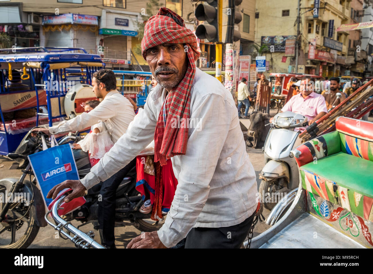 Indien, Varanasi, Alltag Stockfoto