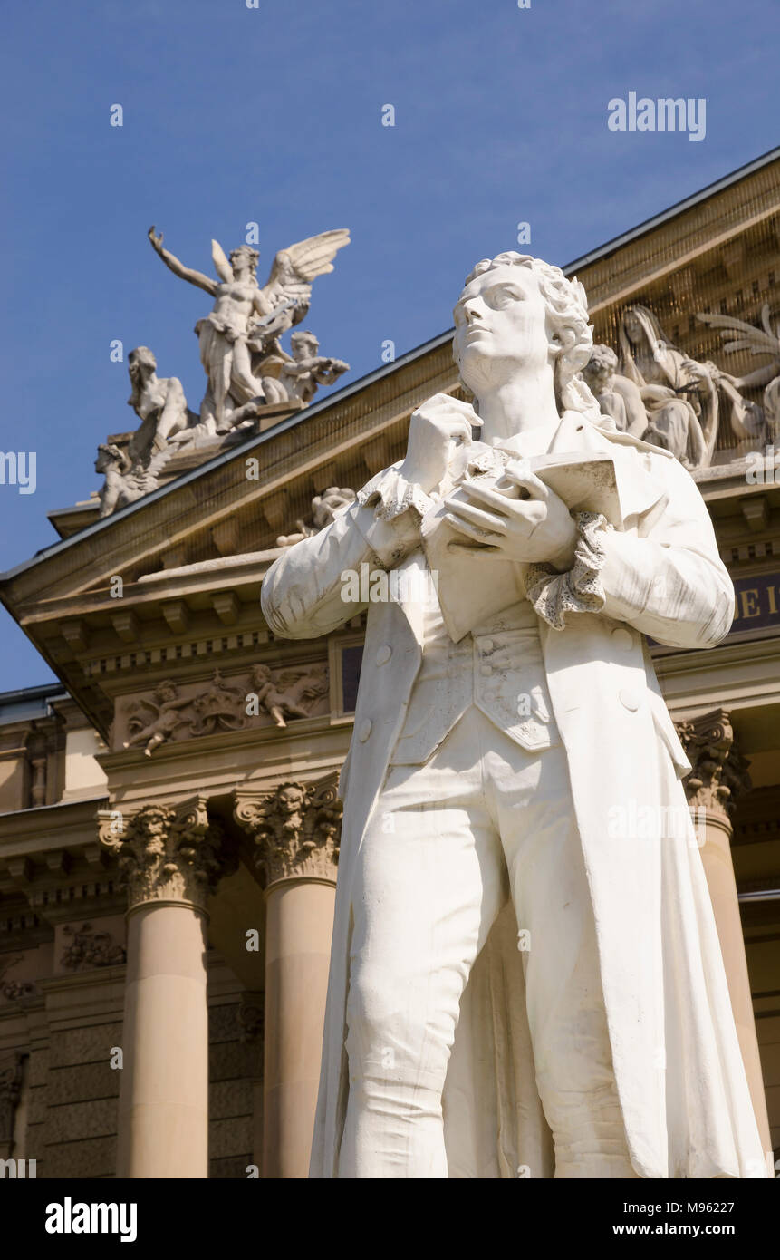 Hessisches Staatstheater, Wiesbaden, Hessen, Deutschland Stockfoto