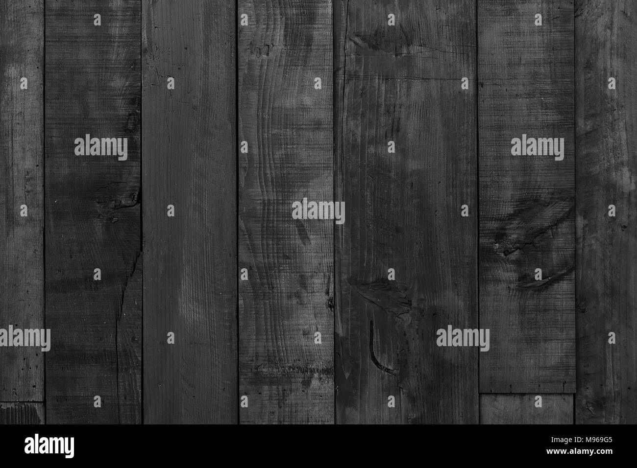 Dunkel schwarz Holz Hintergrund Stockfoto
