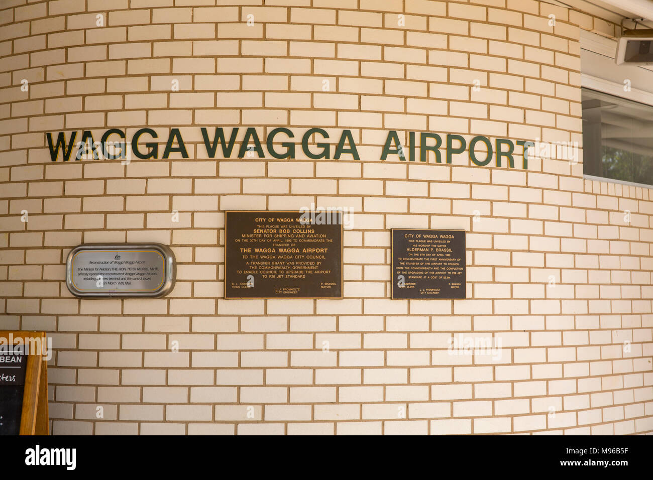 Wagga Wagga Flughafen in der Region New South Wales, Australien Stockfoto