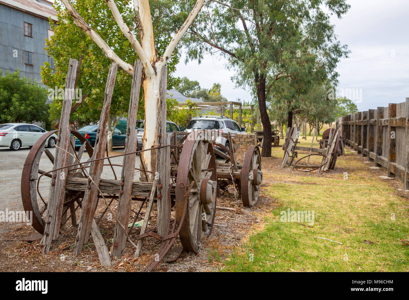 Junee Lakritz und Schokolade Fabrik befindet sich in der restaurierten Junee Mühle, ein historisches Wahrzeichen in der Gemeinde Junee, New South Wales Stockfoto