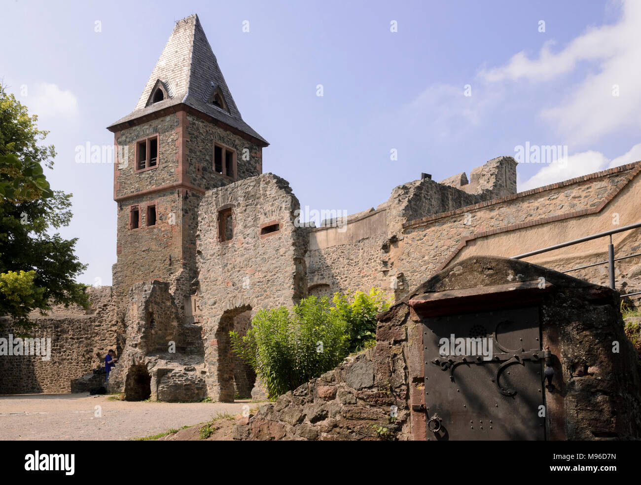 Burg Frankenstein, Darmstadt-Eberstadt, Odenwald, Hessen, Deutschland Stockfoto