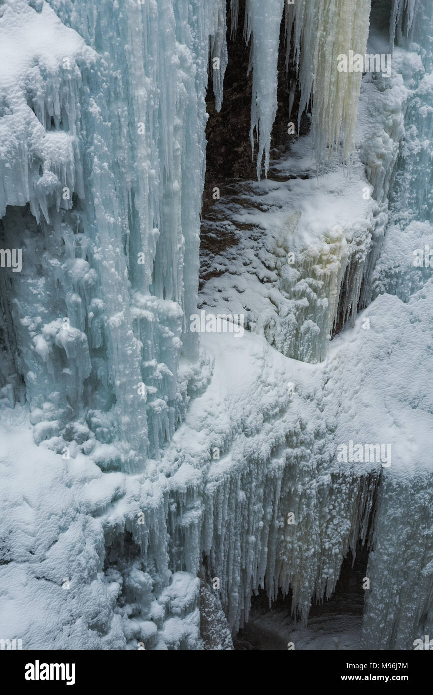 Ice Mountain im Winter Stockfoto