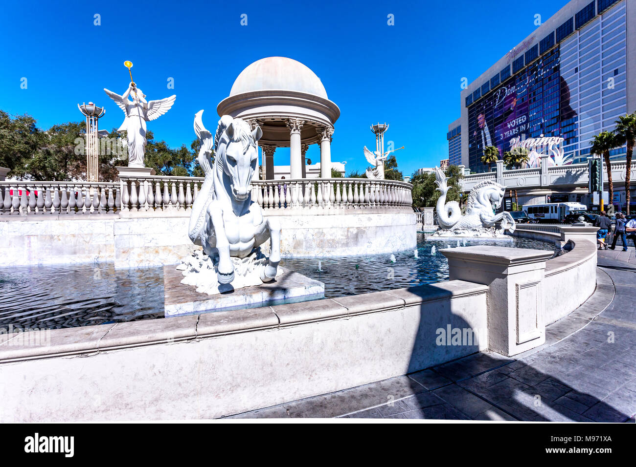 Touristische Blick auf. Las Vegas, Narvarda während des Tages. U.S.A Stockfoto