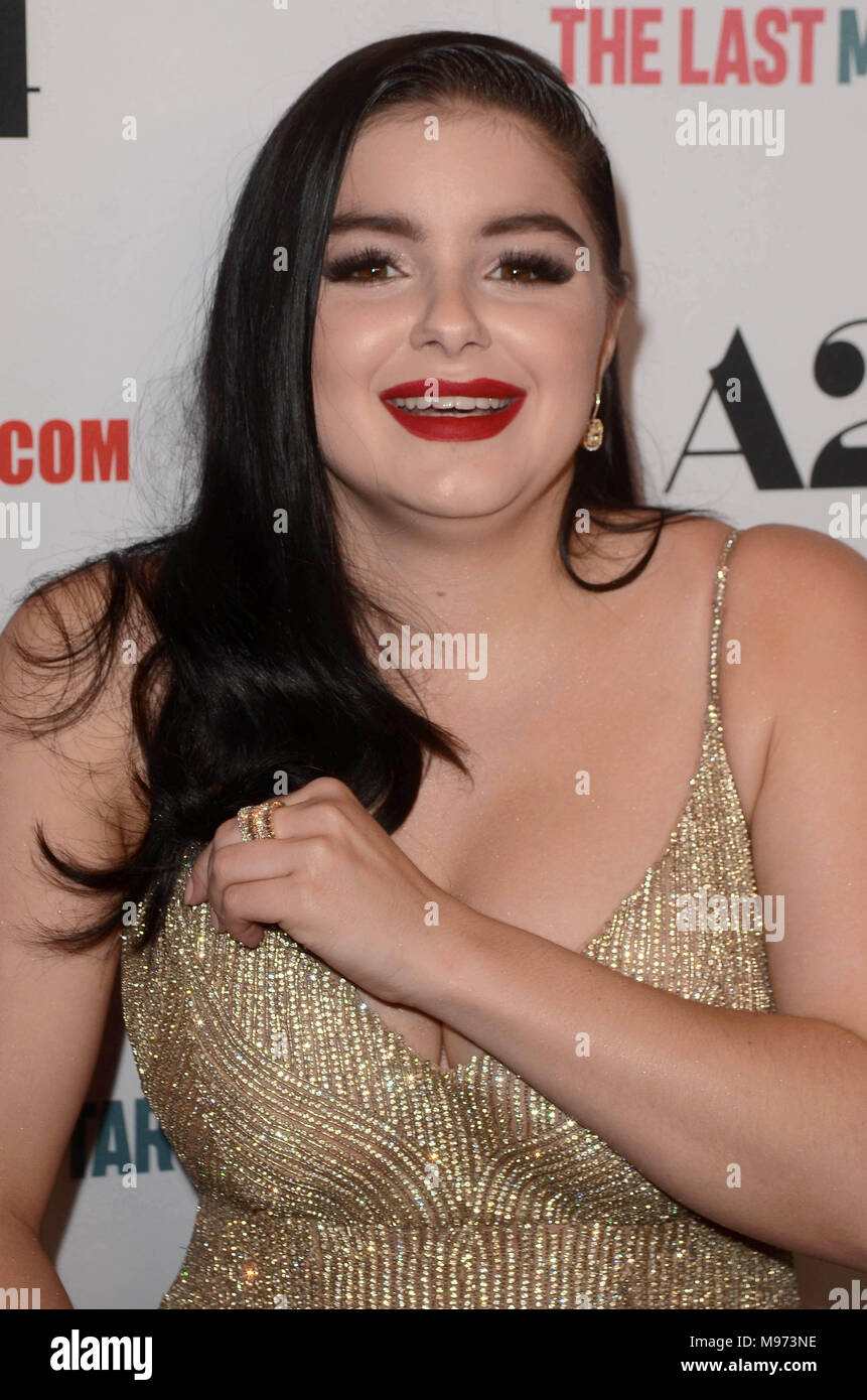 Hollywood, Ca. 22 Mär, 2018. Ariel Winter Im letzten Film Star Premiere auf der Egyptian Theatre in Hollywood, Kalifornien. März 22, 2018. Quelle: David Edwards/Medien Punch/Alamy leben Nachrichten Stockfoto