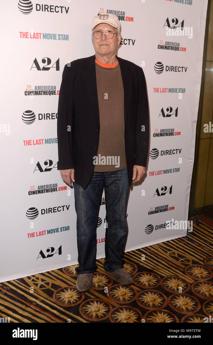 Hollywood, Ca. 22 Mär, 2018. Chevy Chase Im letzten Film Star Premiere auf der Egyptian Theatre in Hollywood, Kalifornien. März 22, 2018. Quelle: David Edwards/Medien Punch/Alamy leben Nachrichten Stockfoto