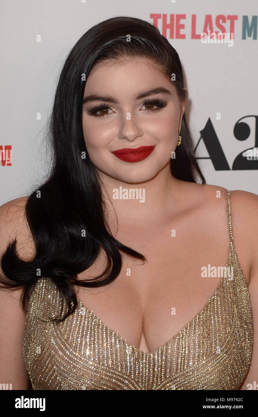 Hollywood, Ca. 22 Mär, 2018. Ariel Winter Im letzten Film Star Premiere auf der Egyptian Theatre in Hollywood, Kalifornien. März 22, 2018. Quelle: David Edwards/Medien Punch/Alamy leben Nachrichten Stockfoto