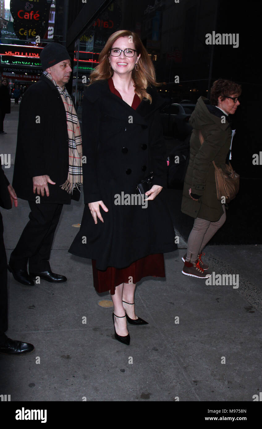 New York, NY, USA. 23 Mär, 2018. Jenna Fischer bei Good Morning America Förderung ihre neue ABC-Serie Zusammen Teilen am 23. März 2018 in New York City. Credit: Rw/Medien Punch/Alamy leben Nachrichten Stockfoto