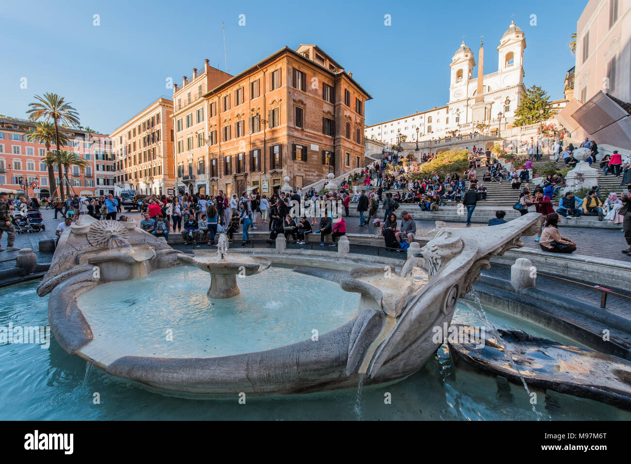 Spanische Treppe Rom italien Stockfoto