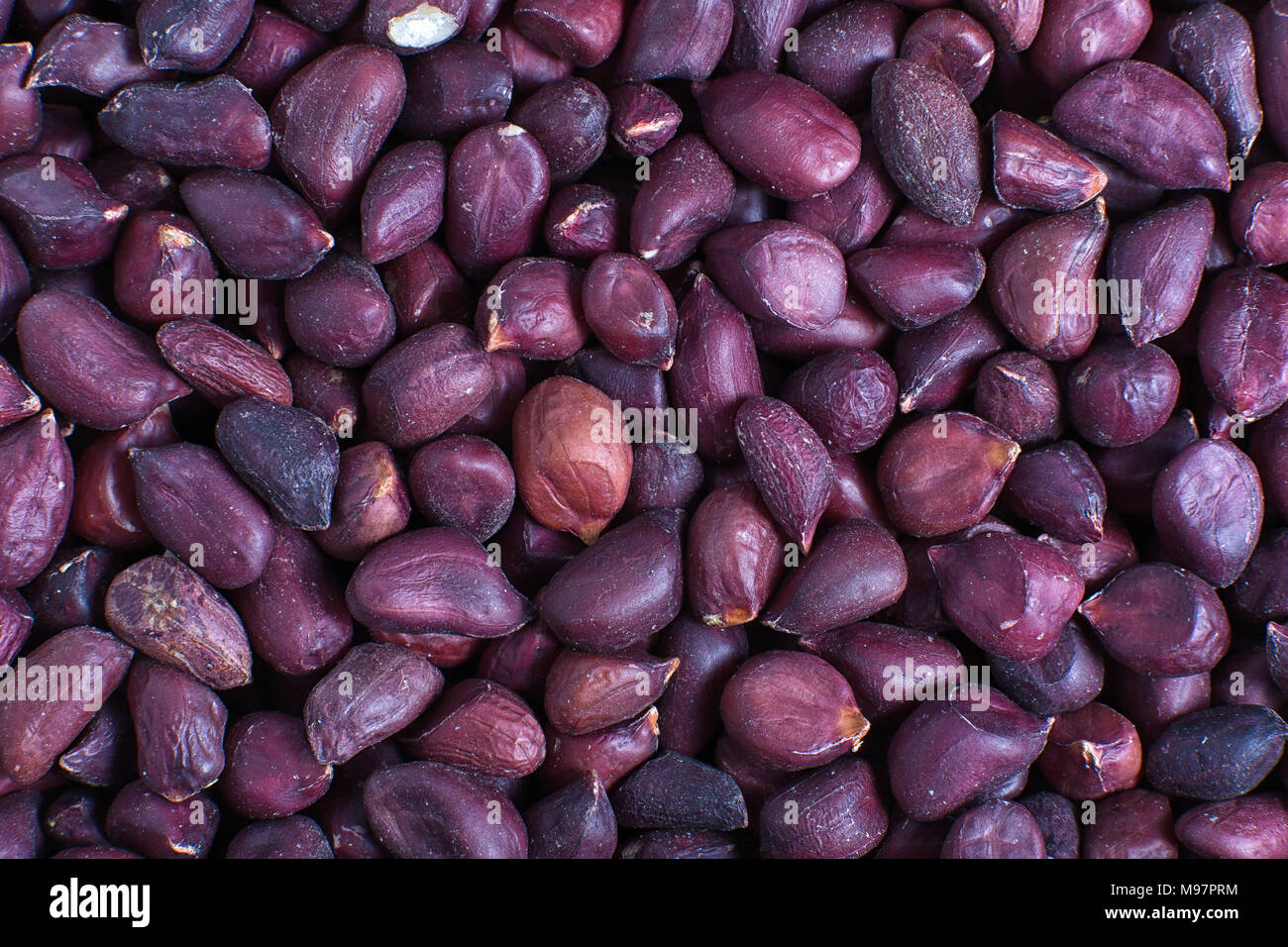 Erfahrene Erdnüsse closeup Stockfoto