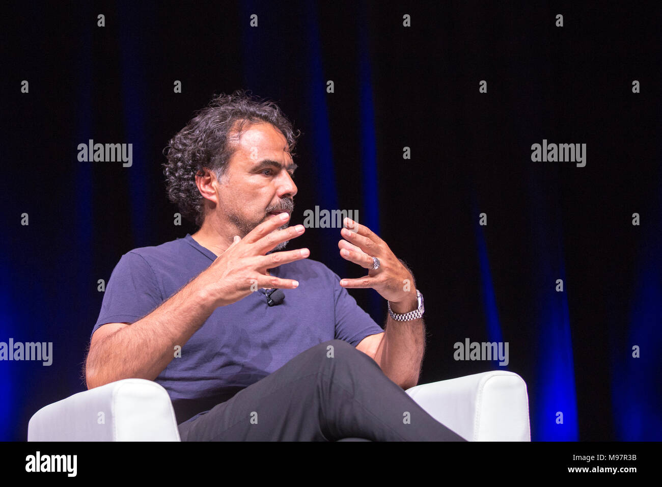 Cannes, Frankreich, 23. Juni 2016, Alejandro Gonzales Inarritu, Oscar ausgezeichneten Regisseur besucht die Cannes Lions Festival © ifnm Stockfoto