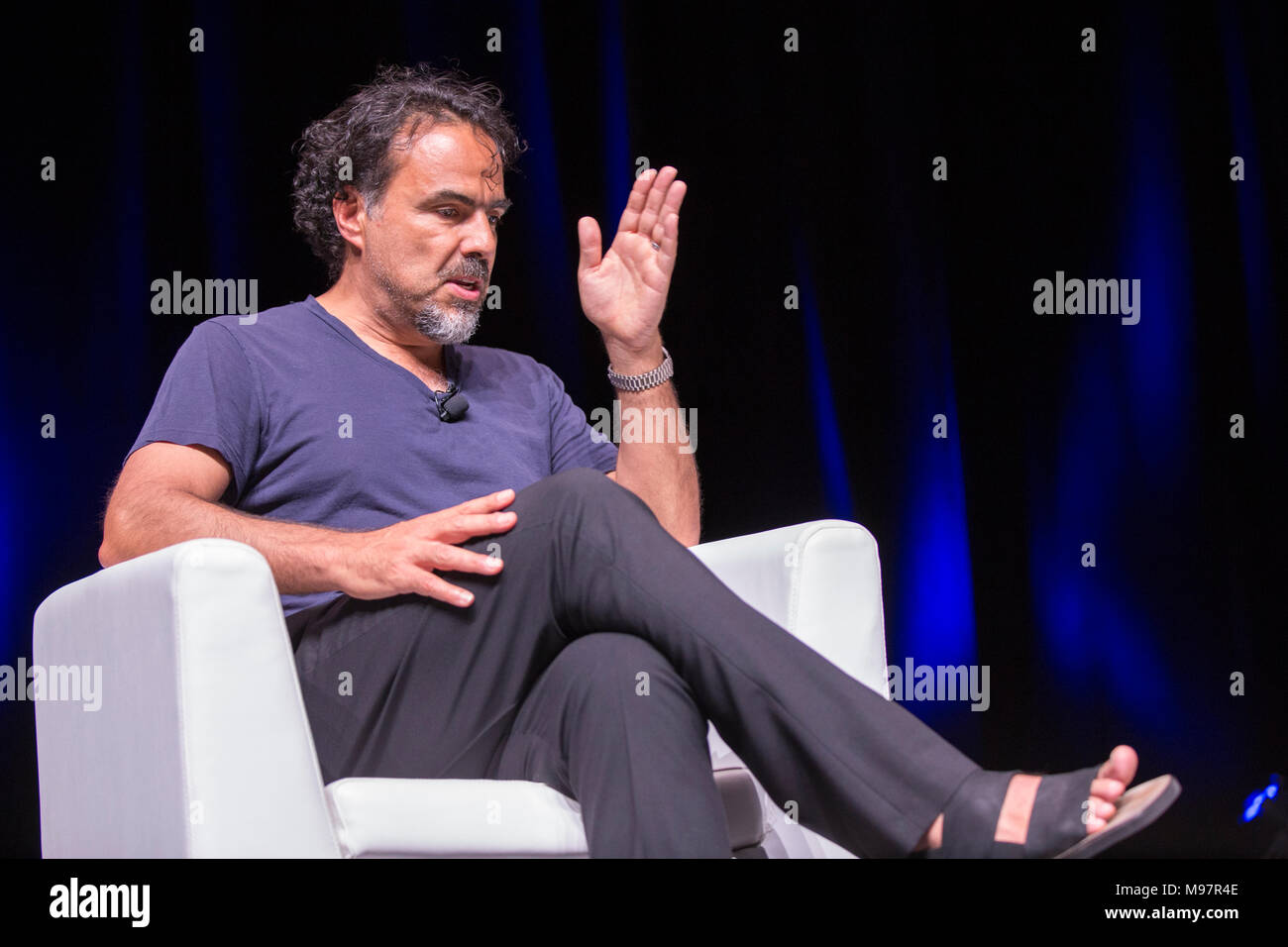 Cannes, Frankreich, 23. Juni 2016, Alejandro Gonzales Inarritu, Oscar ausgezeichneten Regisseur besucht die Cannes Lions Festival © ifnm Stockfoto