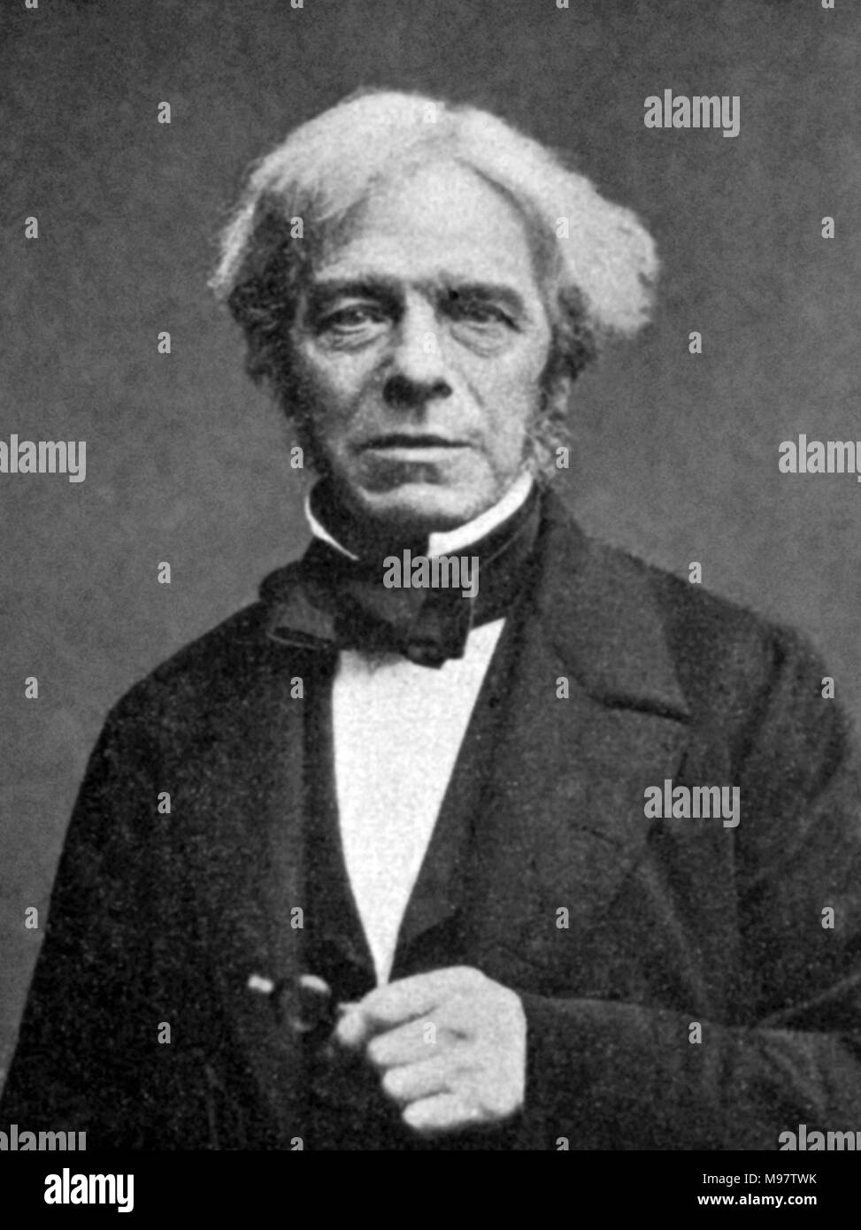 Michael Faraday (1791-1867), Porträt c 1861. Stockfoto