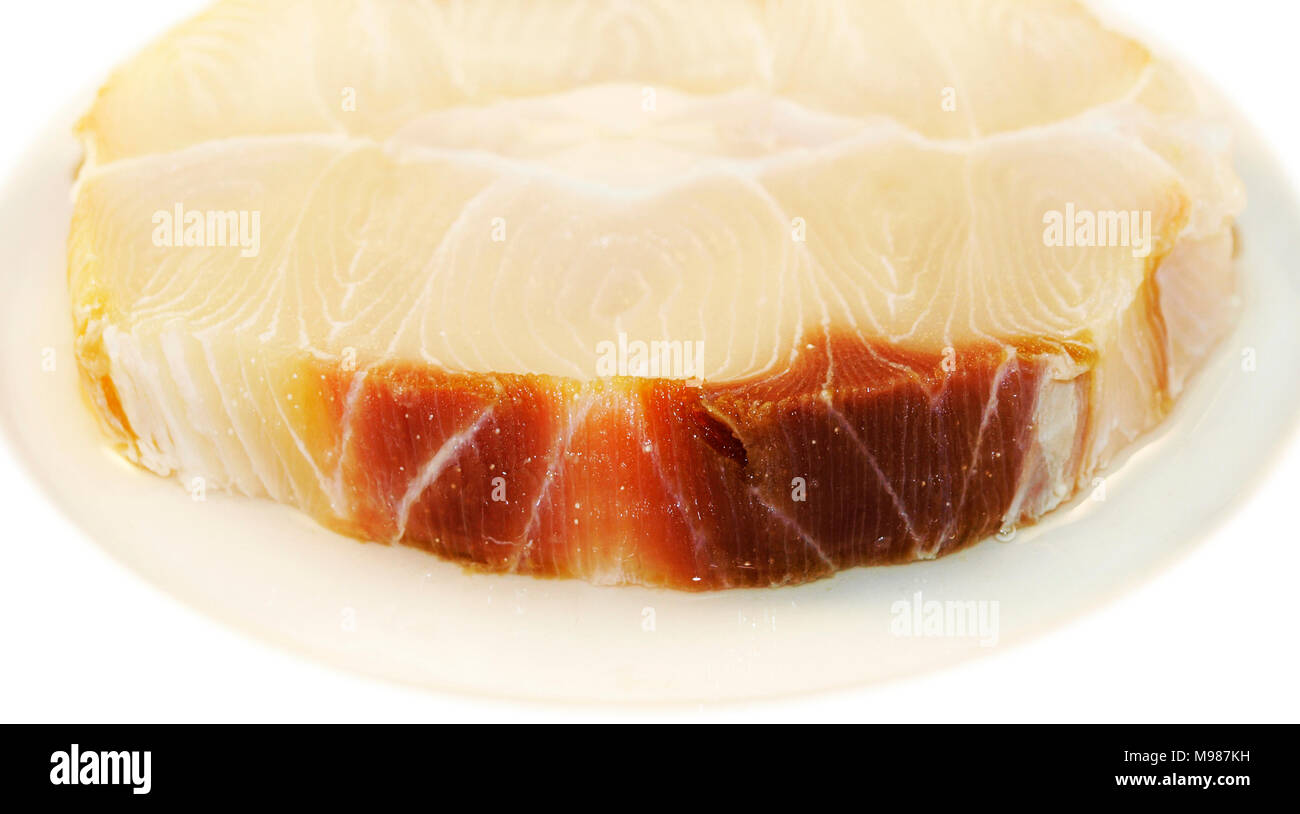 Fleisch von Stör dish Stockfoto