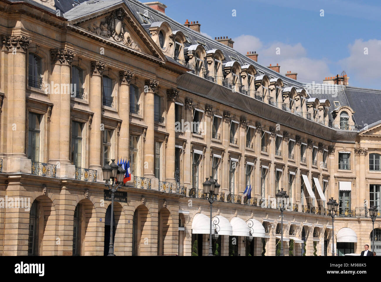 Hotel Ritz, Platz Vendôme, Paris, Frankreich Stockfoto