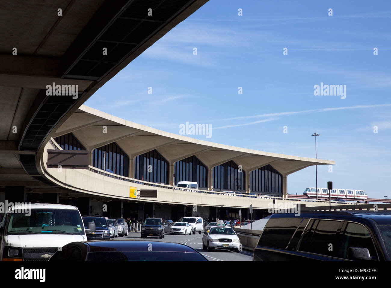 C-Anschluß, Newark International Airport, New York, USA Stockfoto