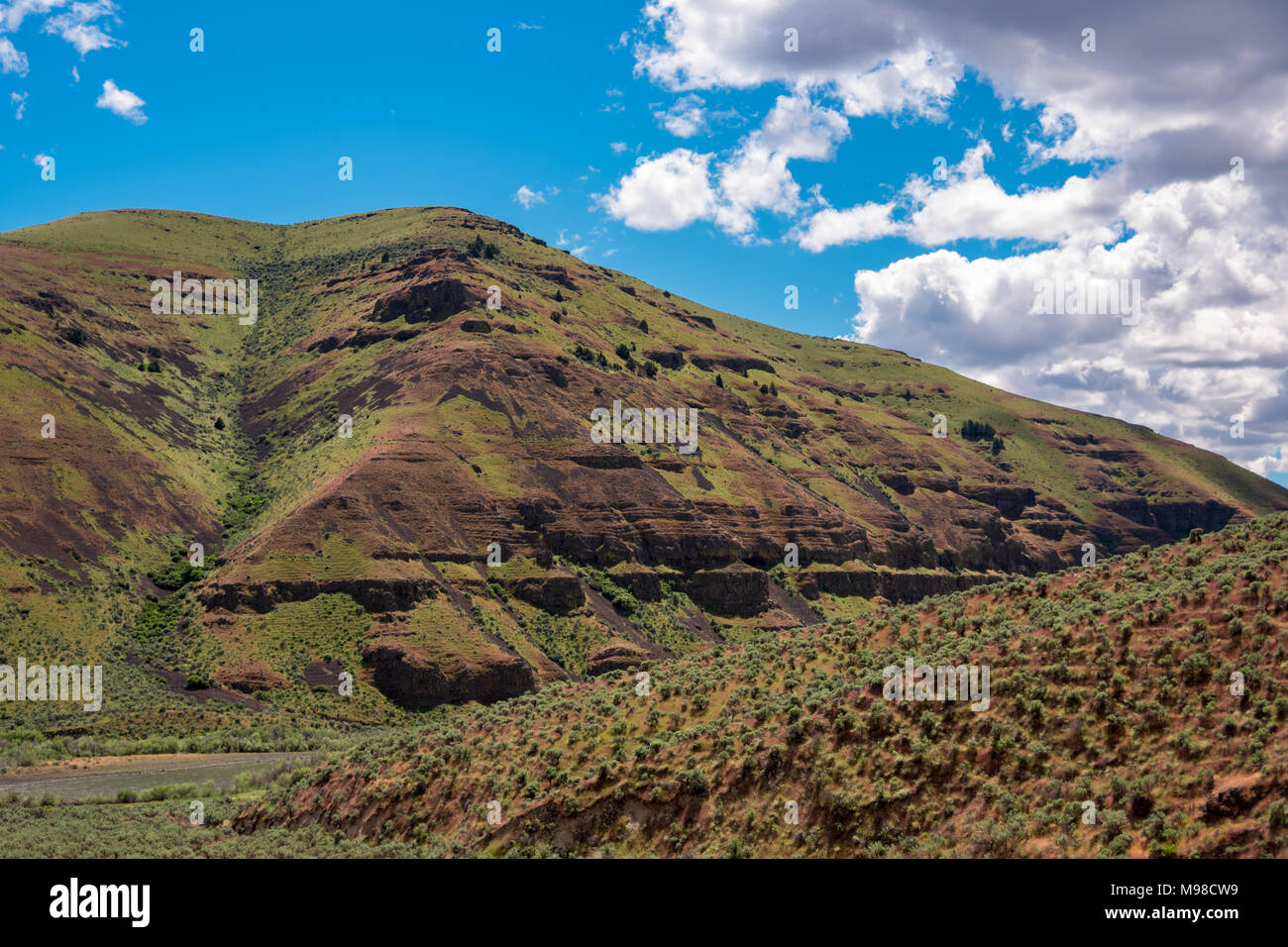 Cottonwood Canyon Oregon. Stockfoto