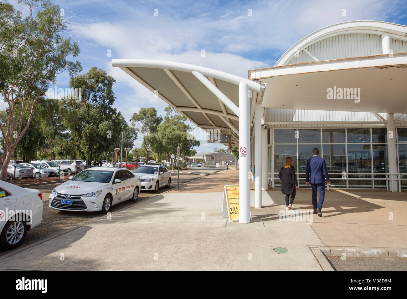 Wagga Wagga Flughafen in der Region New South Wales, Australien Stockfoto