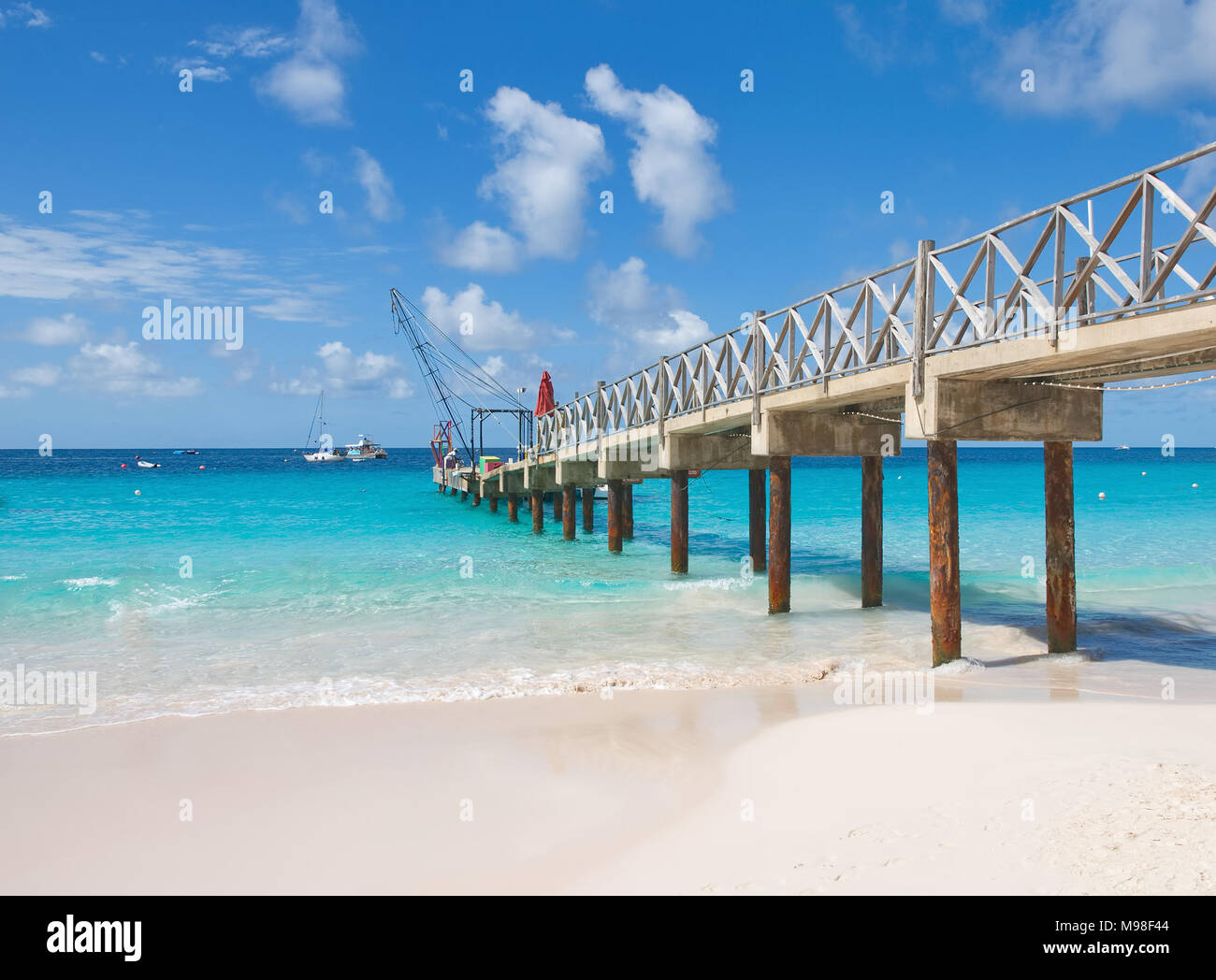Bridgetown, Barbados - tropische Insel - Karibik - Brownes Beach - Carlisle bay Stockfoto