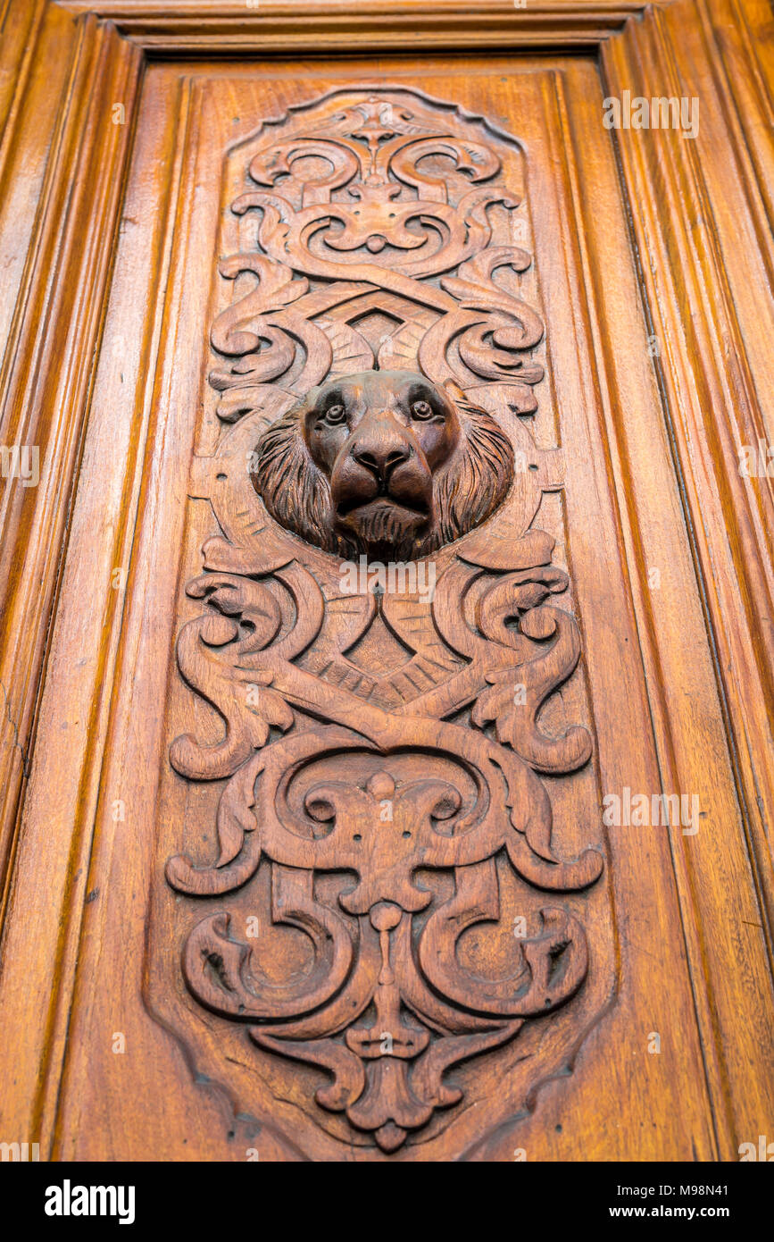 Vordere Tür Klopfer, Buenos Aires, Argentinien Stockfoto