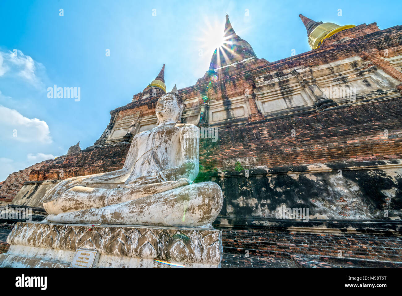 Wat Phra Chedi Temple Chai Mongkol, Ayutthaya. Bangkok Thailand Stockfoto