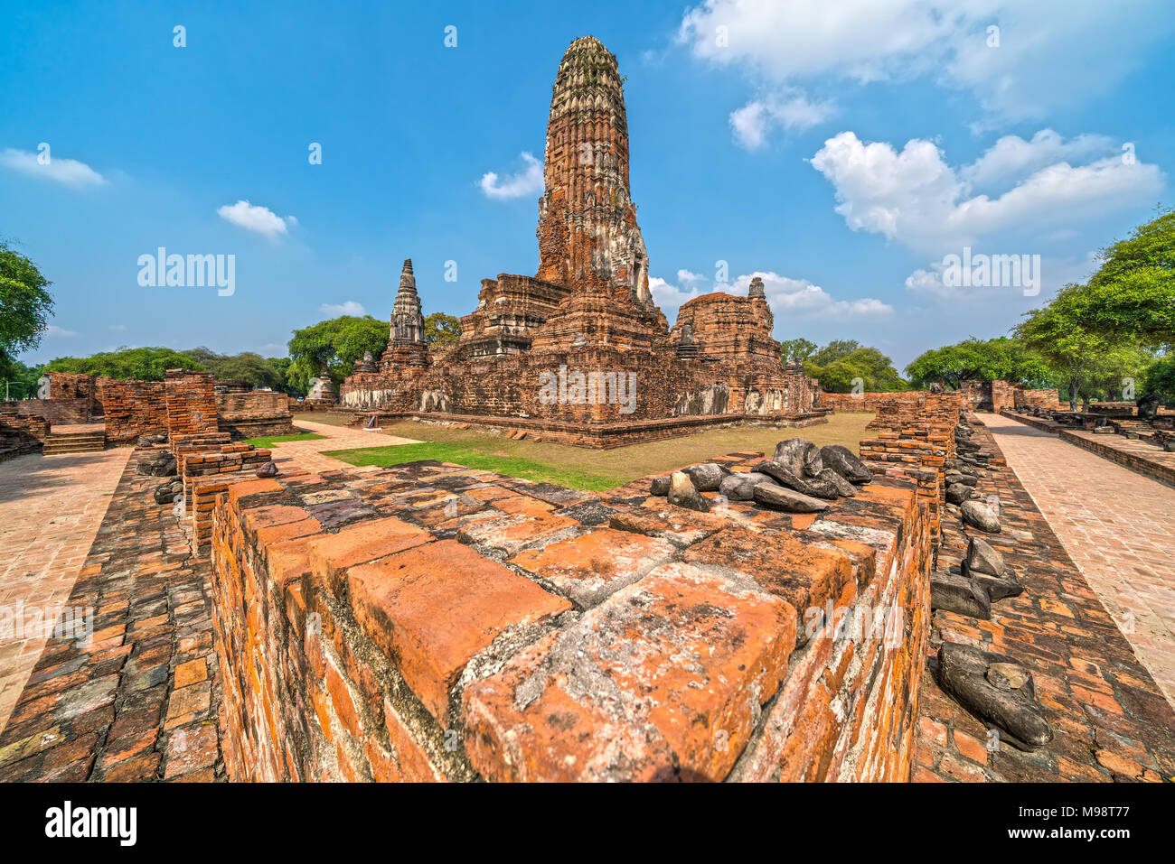Wat Phra Ram Tempel, Ayutthaya. Bangkok Thailand Stockfoto
