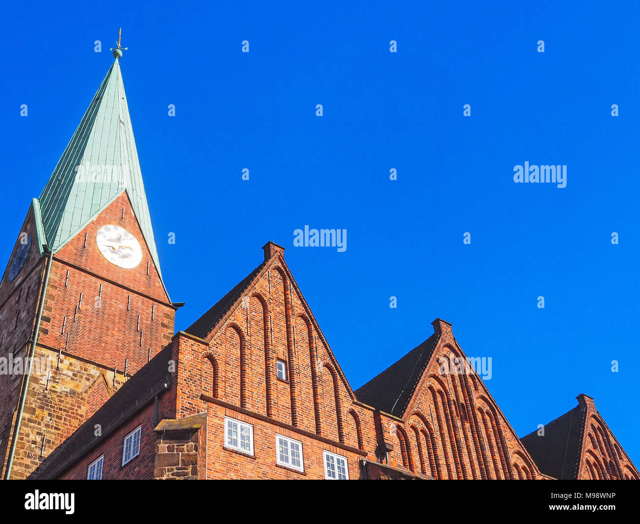 Kirche St. Martini in der Altstadt von Bremen, Deutschland Stockfoto