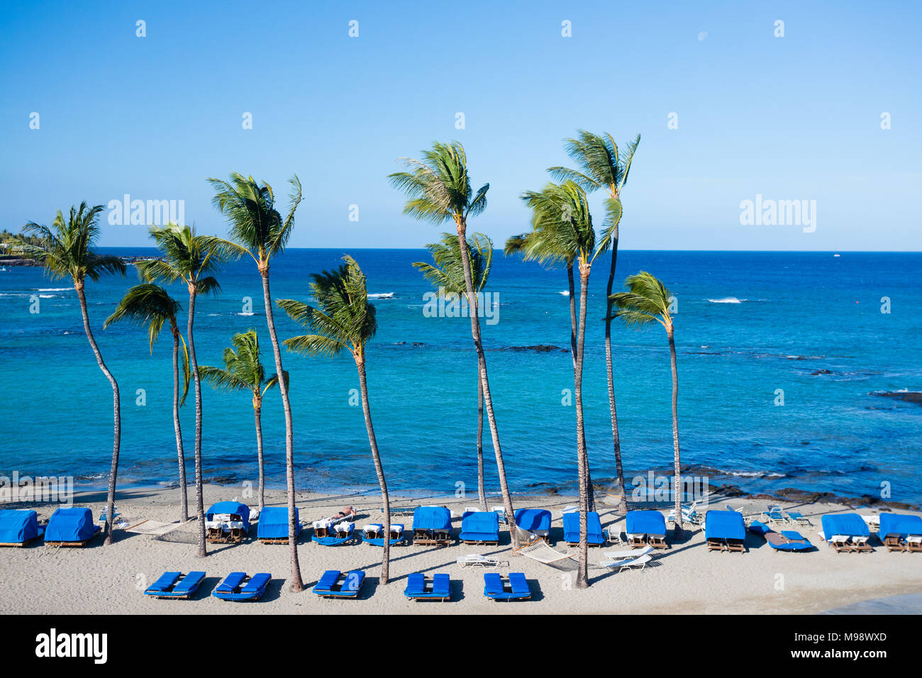 Mauna Lani Bay Big Island Hawaii Stockfoto