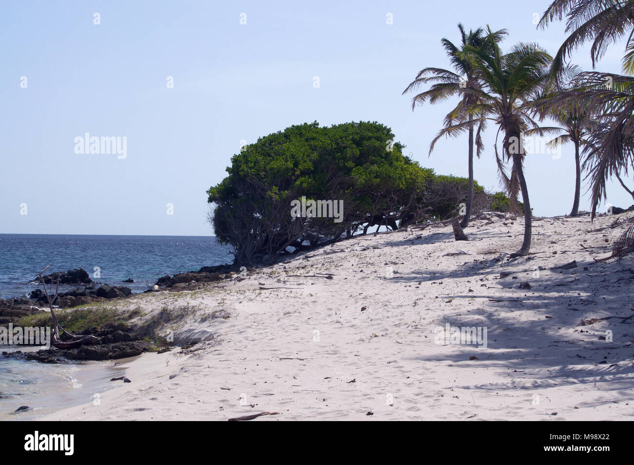 Schönen karibischen Inseln, archipiélago Los Testigos, Venezuela Stockfoto