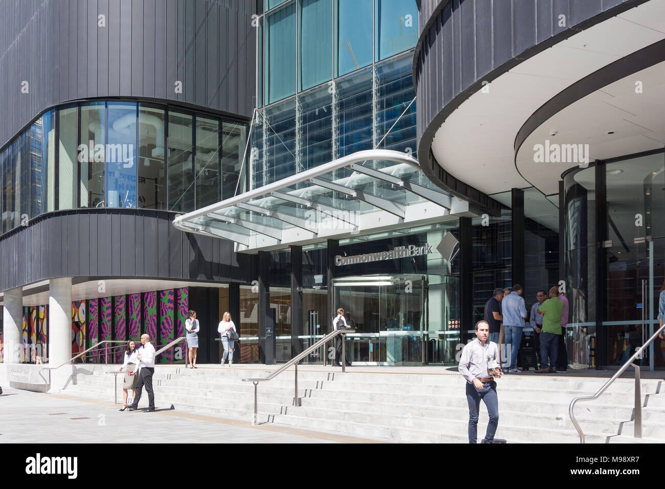 Commonwealth Bank, Darling, Darling Harbour, Sydney, New South Wales, Australien Stockfoto