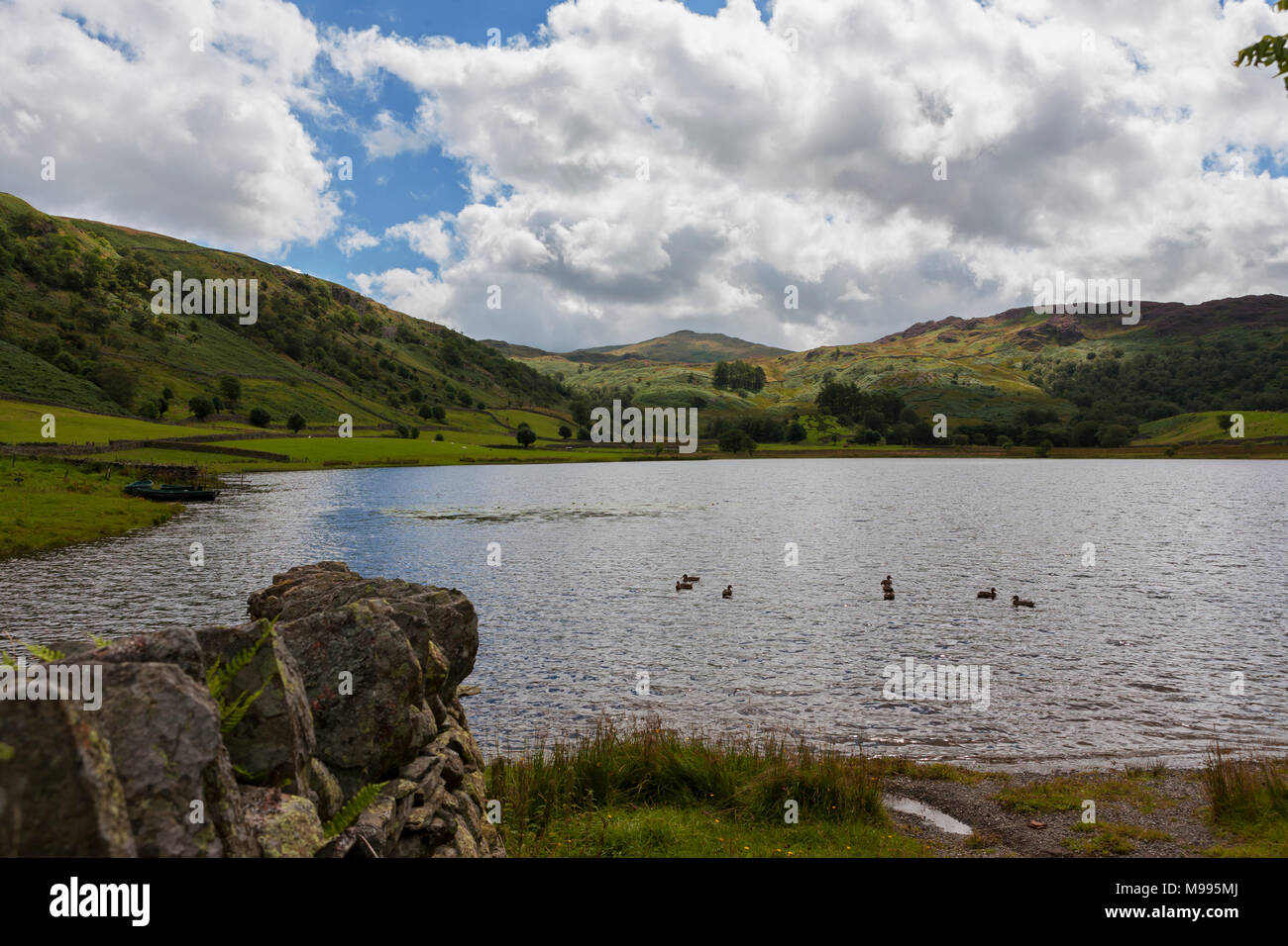 Watendlath Tarn, Lake District, Cumbria, England, UK Stockfoto