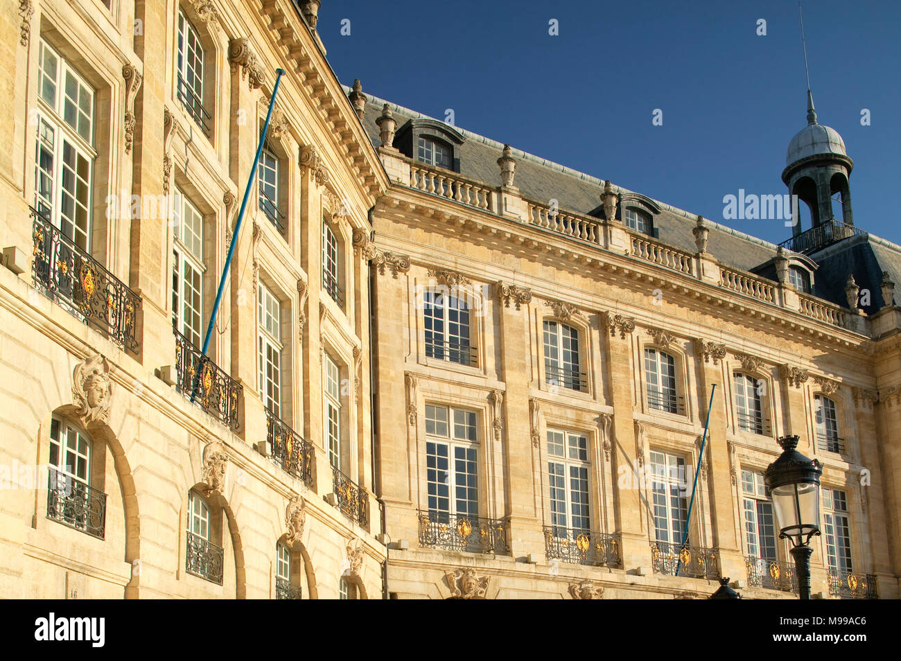 Place de la Bourse Bordeaux Gironde Nouvelle-Aquitaine Frankreich Stockfoto
