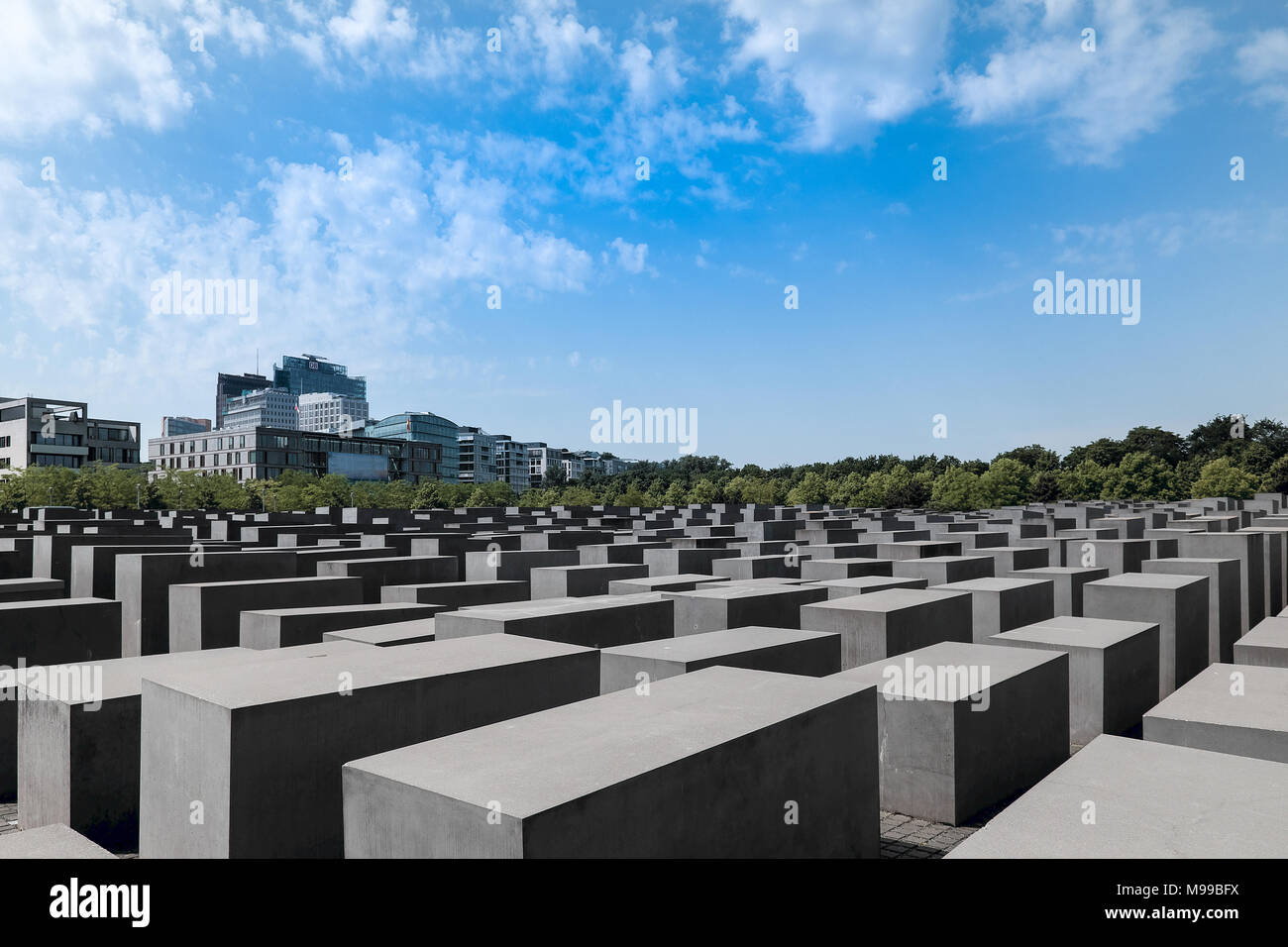 Denkmal für die ermordeten Juden Europas Stockfoto