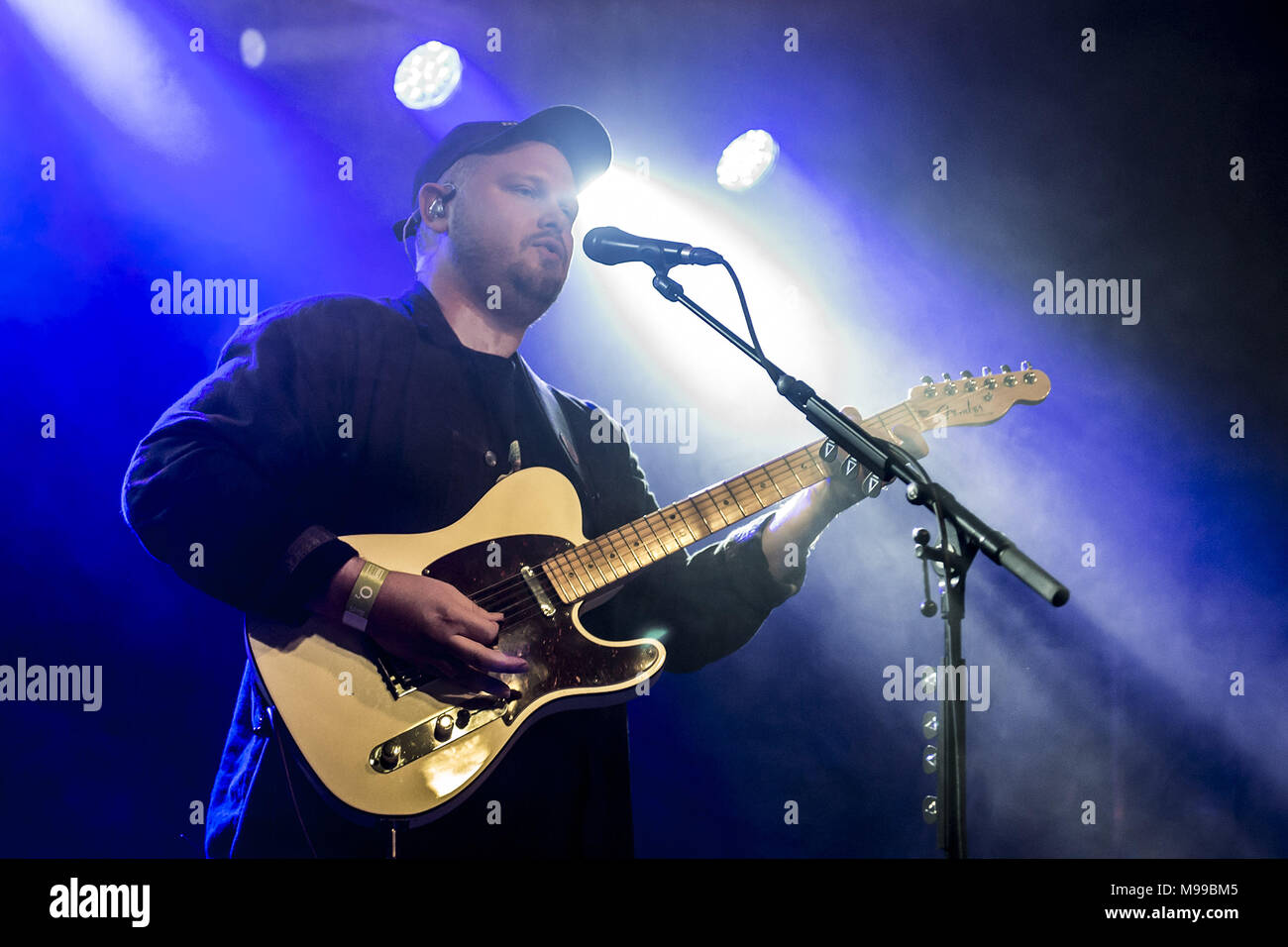 Indie Rock Gruppe Alt J führen Sie eine einmalige an der Garage in Hilfe von War Child not-for-profit Organisation mit: Joe Newman, Alt J Wo: London, Großbritannien Wann: 20. Feb. 2018 Credit: Neil Lupine/WANN Stockfoto