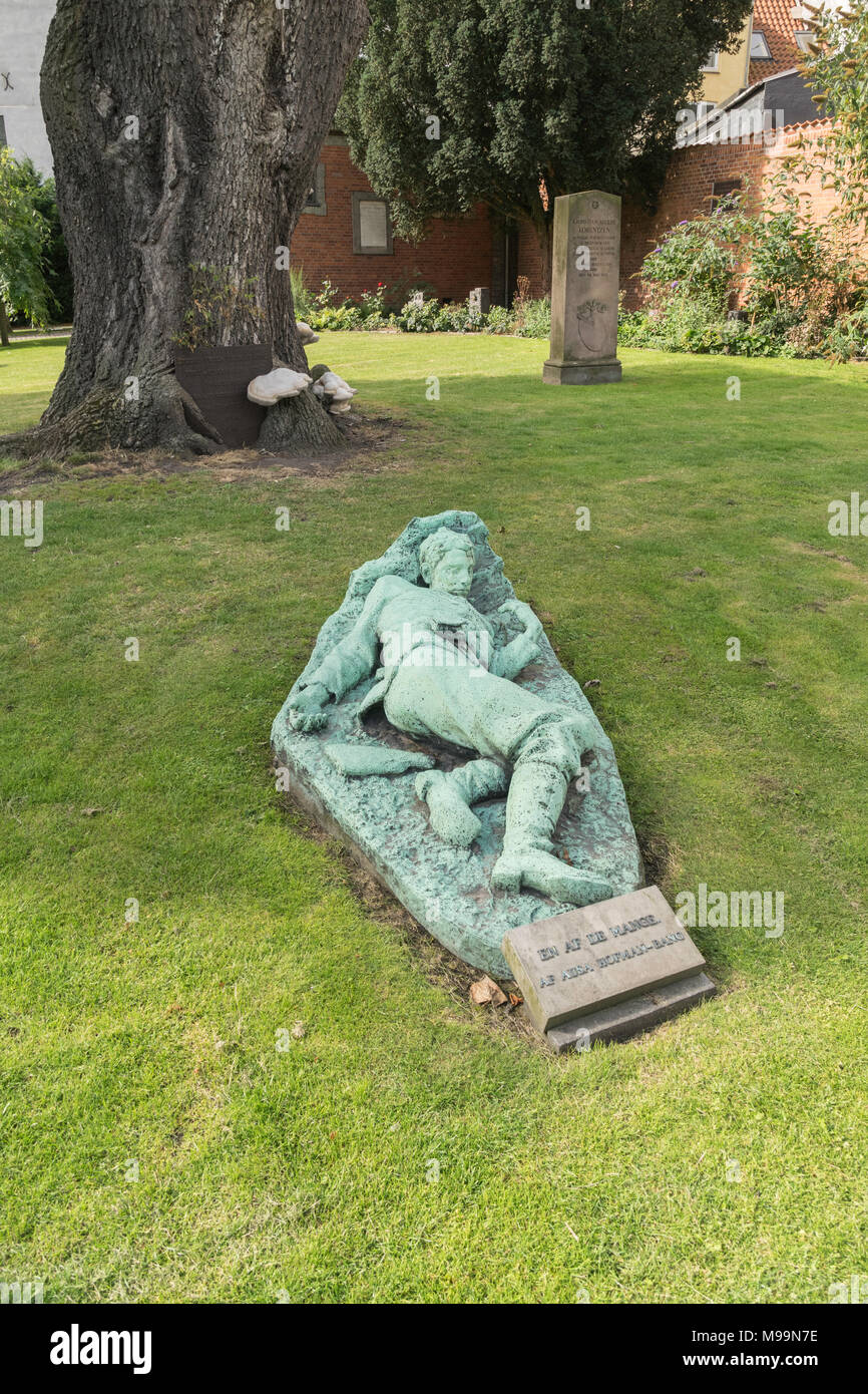 Kopenhagen Dänemark/Aug 29, 2015: 'En Af De Mange' (einer von vielen) ist eine Skulptur für die Gefallenen des Ersten Weltkriegs gewidmet habe ich von dem Bildhauer Ausa Stockfoto