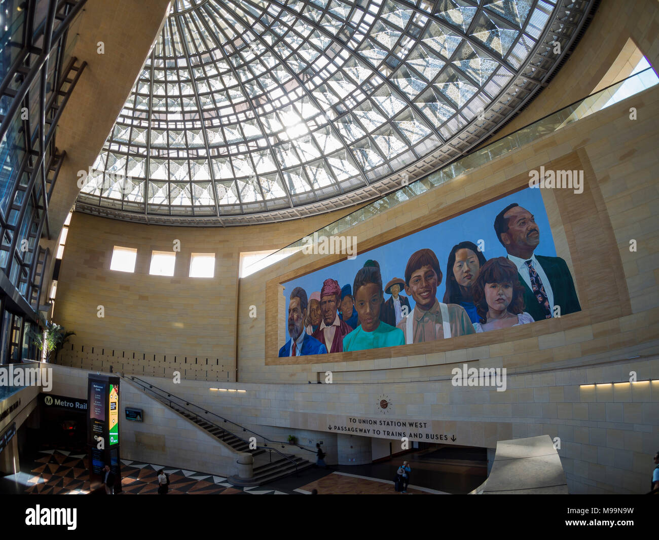 Los Angeles, Feb 3: Innenansicht des berühmten Union Station am Mar 3, 2018 in Los Angeles Stockfoto