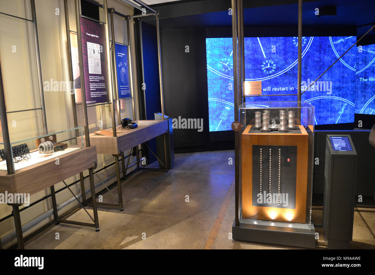 Milton Keynes, UK. 23. März, 2018. Die Véhicule bahnbrechende Ausstellung in Bletchley Park - Eröffnung am 24. März 2018 Credit: Susie Kearley/Alamy leben Nachrichten Stockfoto