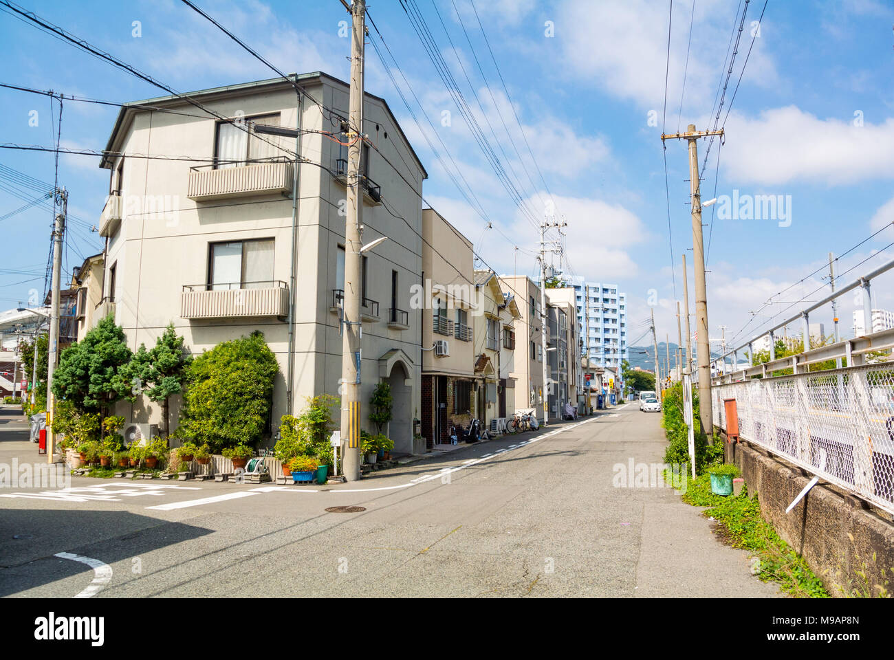 Street Scene, Kobe, Hyogo Präfektur, Japan Stockfoto