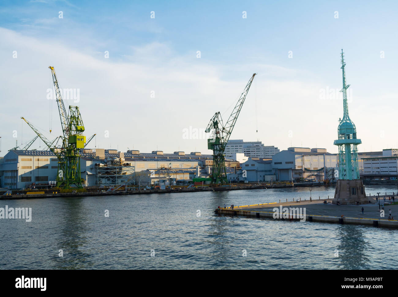 Kawasaki Heavy Industries Kobe funktioniert, Kobe, Hyogo Präfektur, Japan Stockfoto