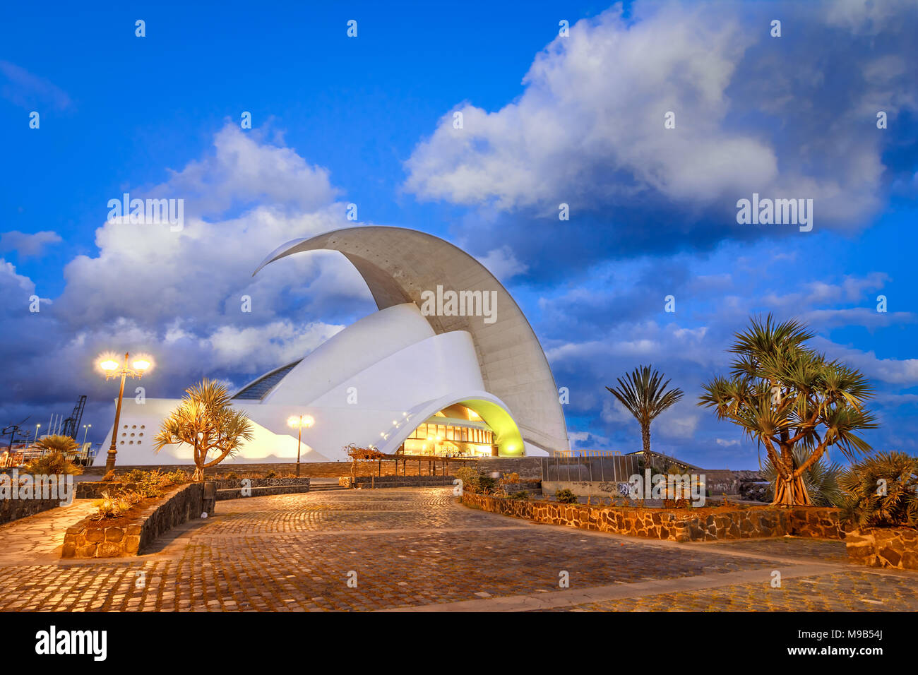 Santa Cruz de Tenerife, Kanarische Inseln, Spanien - Februar 20, 201 Stockfoto