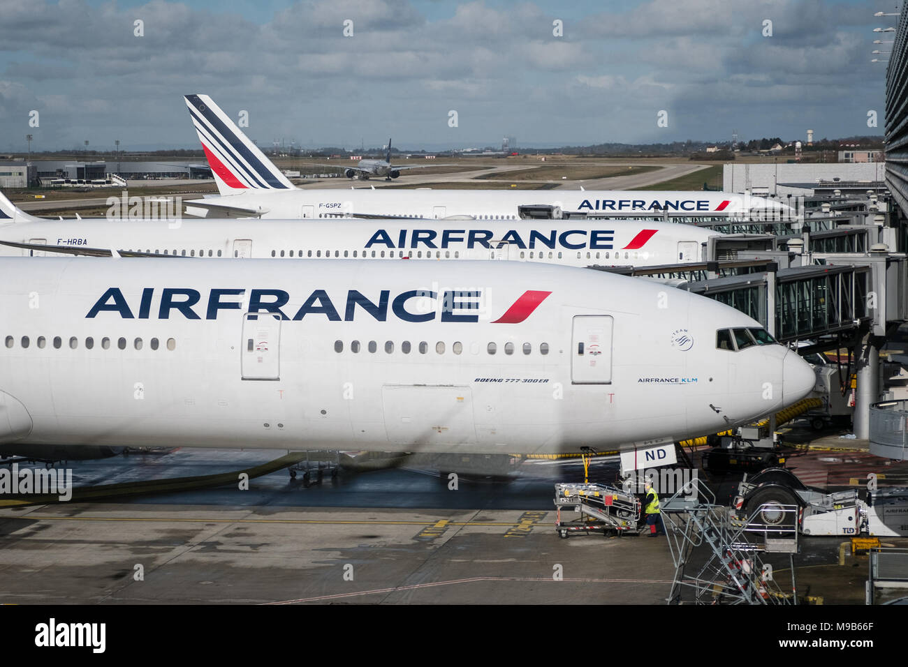 Pariser Flughafen Charles De Gaulle www.alamy.de
