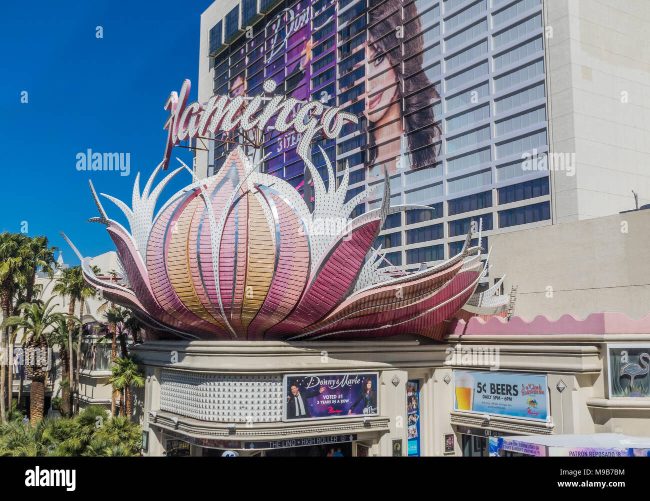Flamingo Hotel in Las Vegas, Nevada. Stockfoto