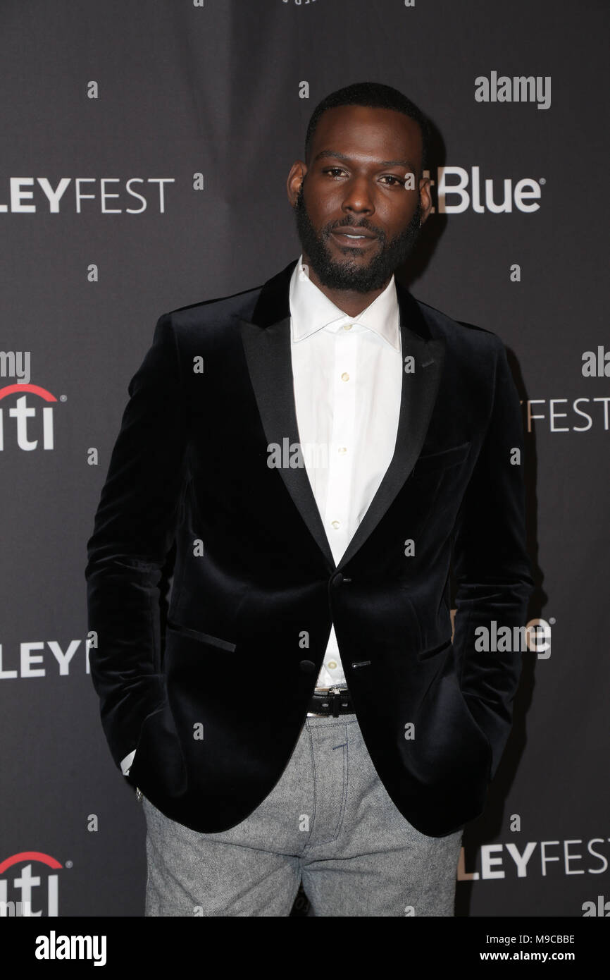 Usa 24 Mär, 2018. 24. März 2018 - Hollywood, Kalifornien - Kofi Siriboe. 2018 PaleyFest Los Angeles - die "Königin" Zucker" bei Dolby Theater. Foto: PMA/AdMedia Credit: Pma/AdMedia/ZUMA Draht/Alamy leben Nachrichten Stockfoto