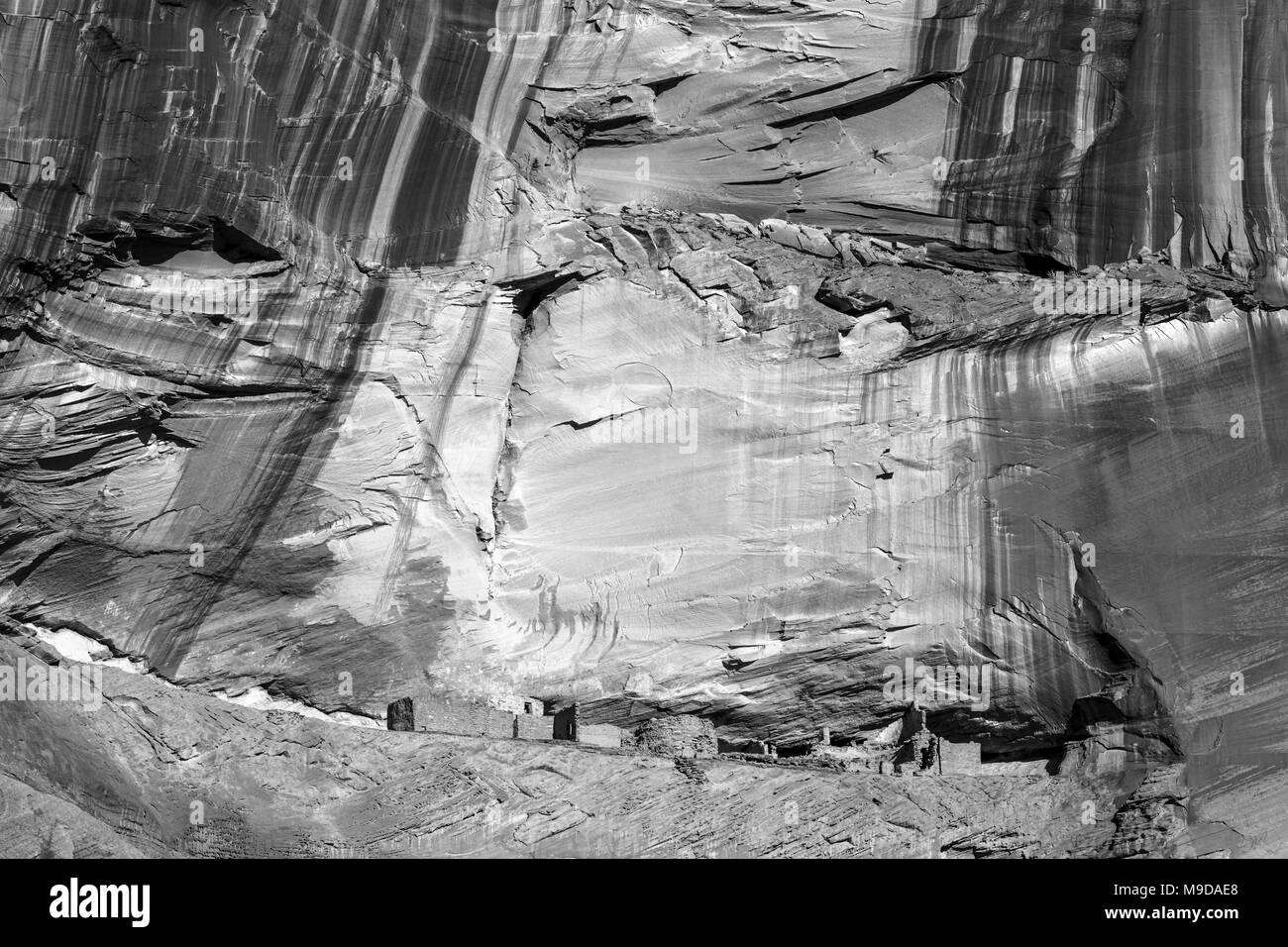 Erste Ruine, Canyon de Chelly National Monument, AZ Stockfoto