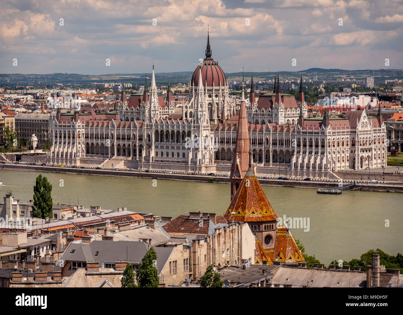 Parlamentsgebäude in Budapest Stockfoto