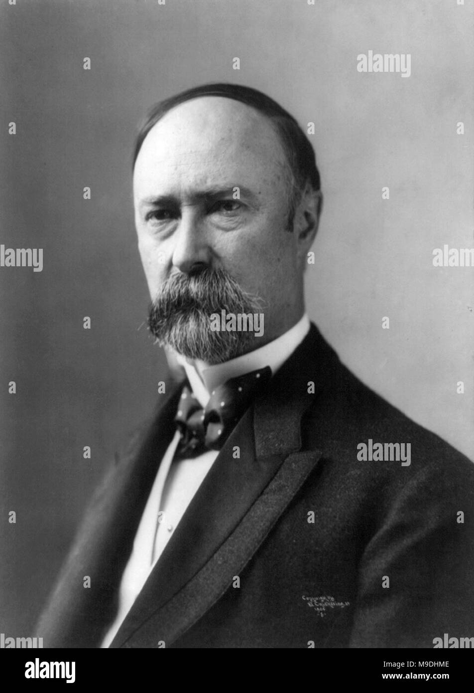 Charles Warren Fairbanks (1852-1918), US-amerikanischer Politiker, der als 26. Der Vizepräsident der Vereinigten Staaten von 1905 bis 1909 gedient Stockfoto